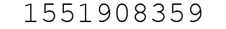 Number 1551908359.
