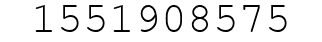 Number 1551908575.