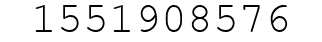 Number 1551908576.