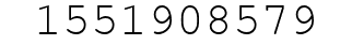 Number 1551908579.