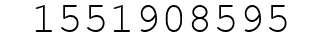 Number 1551908595.