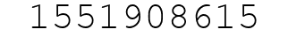 Number 1551908615.