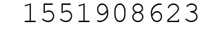 Number 1551908623.