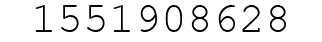 Number 1551908628.