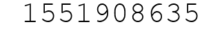 Number 1551908635.