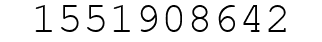 Number 1551908642.