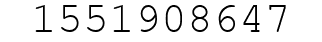 Number 1551908647.