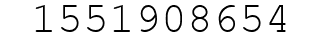 Number 1551908654.