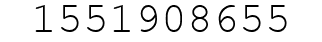 Number 1551908655.