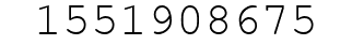 Number 1551908675.