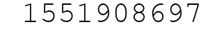 Number 1551908697.