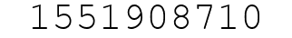 Number 1551908710.