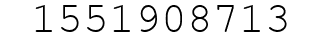 Number 1551908713.