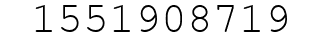 Number 1551908719.