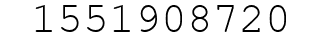 Number 1551908720.