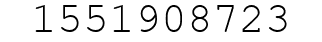 Number 1551908723.