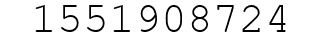 Number 1551908724.