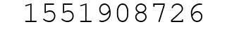 Number 1551908726.