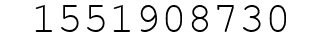 Number 1551908730.