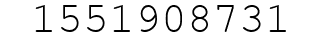 Number 1551908731.