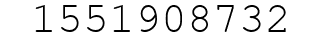 Number 1551908732.