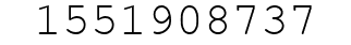 Number 1551908737.