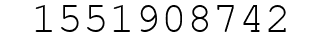 Number 1551908742.