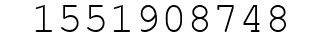 Number 1551908748.