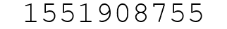 Number 1551908755.