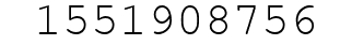 Number 1551908756.