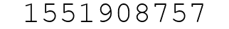 Number 1551908757.