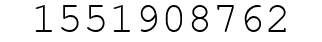 Number 1551908762.