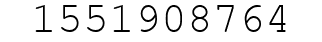 Number 1551908764.