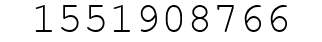 Number 1551908766.