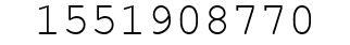 Number 1551908770.
