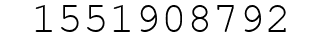 Number 1551908792.
