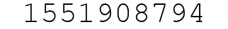 Number 1551908794.