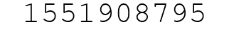 Number 1551908795.