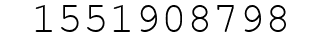 Number 1551908798.