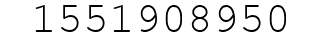 Number 1551908950.