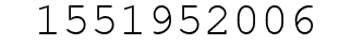 Number 1551952006.