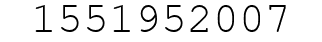 Number 1551952007.