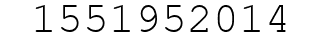 Number 1551952014.