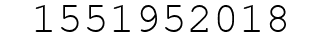 Number 1551952018.