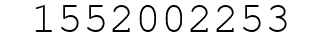 Number 1552002253.