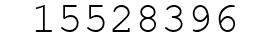Number 15528396.