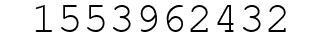 Number 1553962432.