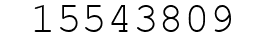 Number 15543809.