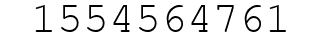 Number 1554564761.