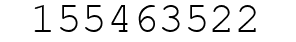Number 155463522.